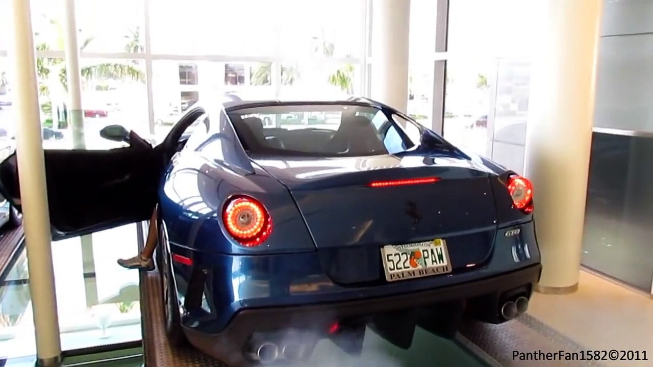 (HD) Ferrari 599 GTO Start Up & Little Revs
