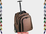 Dermata Rucksack-Trolley 38 cm Laptopfach braun