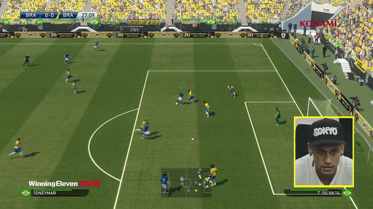 Winning Eleven 2016 - Neymar essaie PES 2016