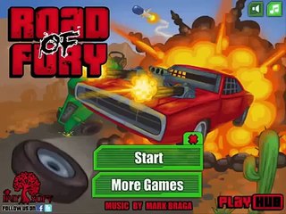 Road of Fury Game Cartoons for boys  Games for boys  Tanks, fire, bomb