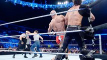 cesaro and dean ambrose vs. seth rollins and kevin owens 30 july 2015 smackdown