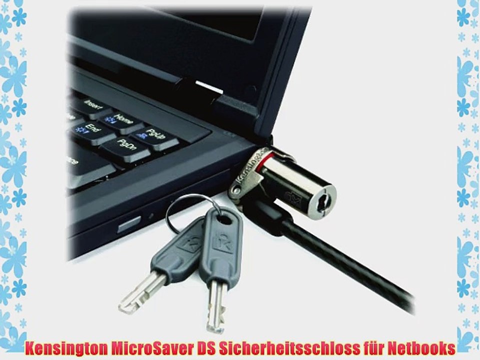 Kensington MicroSaver DS Sicherheitsschloss f?r Netbooks