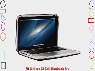 GMYLE (R) Brown Premium Quality PU Leder mit Crazy Horse Pattern Dual-Zipper Sleeve Bag Case