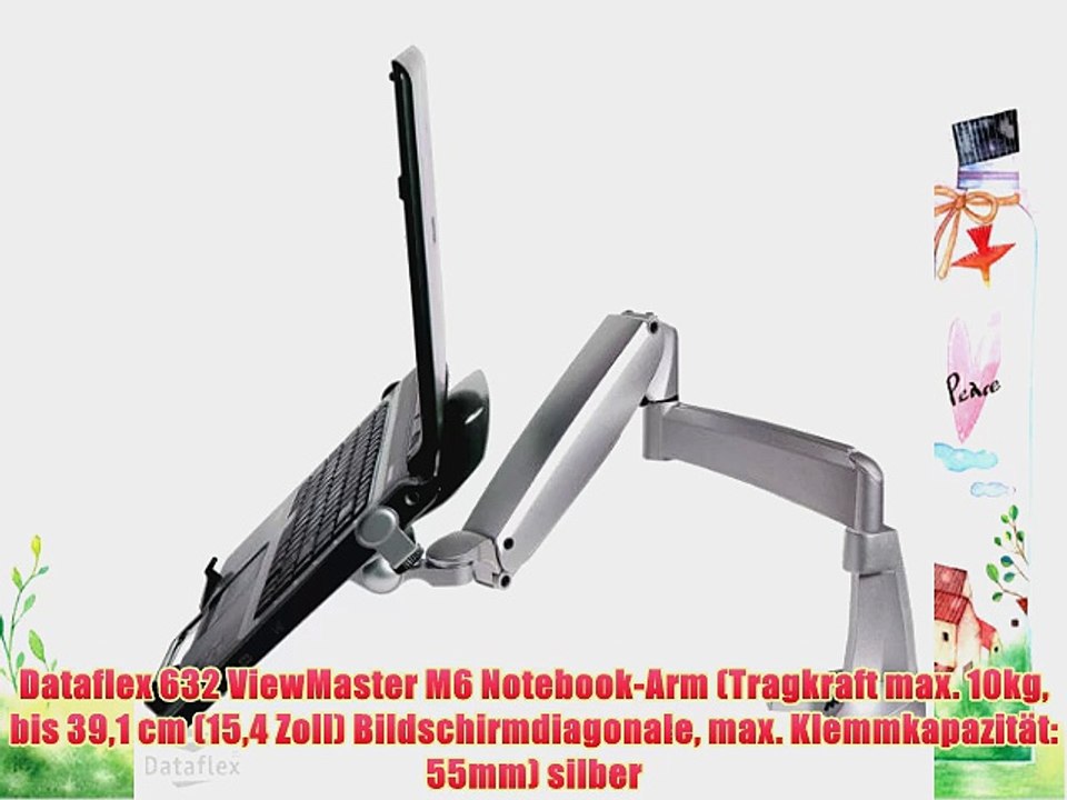 Dataflex 632 ViewMaster M6 Notebook-Arm (Tragkraft max. 10kg bis 391 cm (154 Zoll) Bildschirmdiagonale
