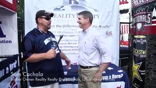 Aug. 15 Potomac Nationals Military Appreciation Night - Reality Realty Professionals, Virginia Heroes
