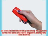 Duronic SP300R 2.4GHz RF Schnurloser Presenter mit einer Tasche - Rot