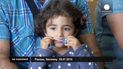 German registration centre for migrants