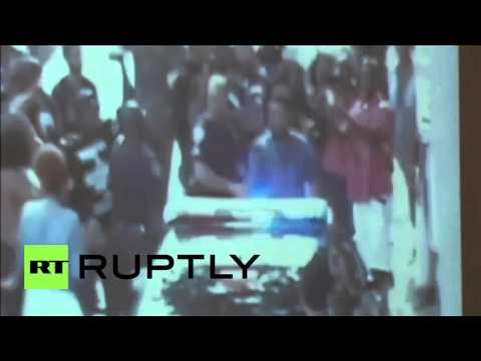 Crowd Control: Cop peppers sprays protesters and fellow officer