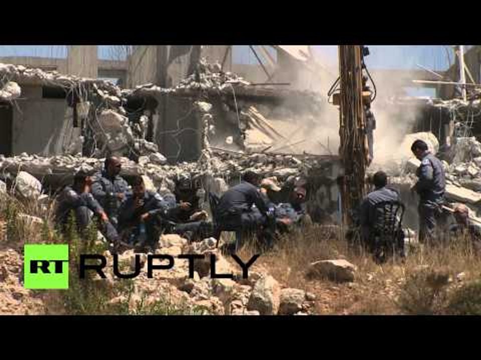 RAW: ‘Illegal buildings’ demolished in Palestine