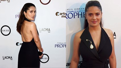 (VIDEO) Salma Hayek  STUNS At The Khalil Gibran Screening
