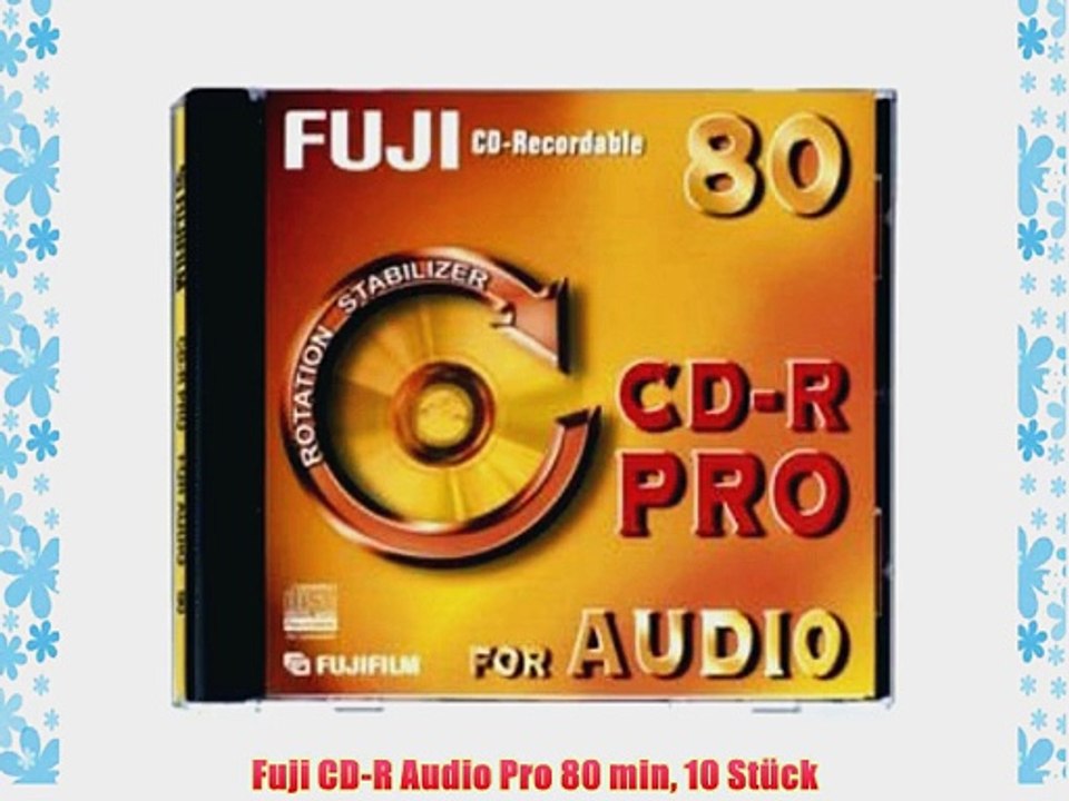 Fuji CD-R Audio Pro 80 min 10 St?ck