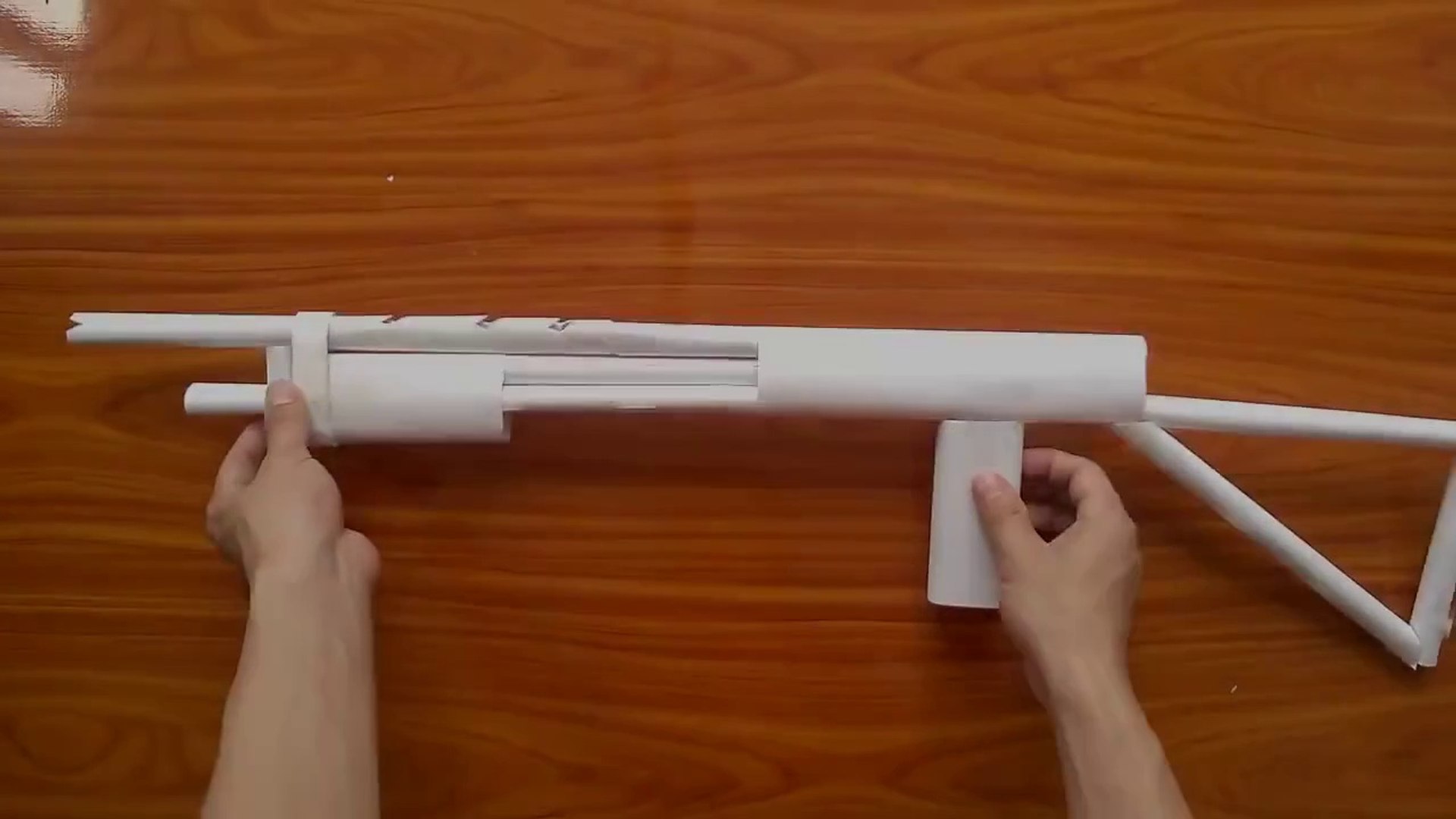 How To Make A Paper Gun That Shoots 3 Rubber Bands Easy Part 1