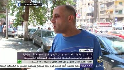 رأي الشارع في الغيرة بين الأزواج ؟