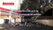 Bastia: un camion de la Cab en flammes mercredi soir