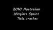 australian wingless sprint title crashes