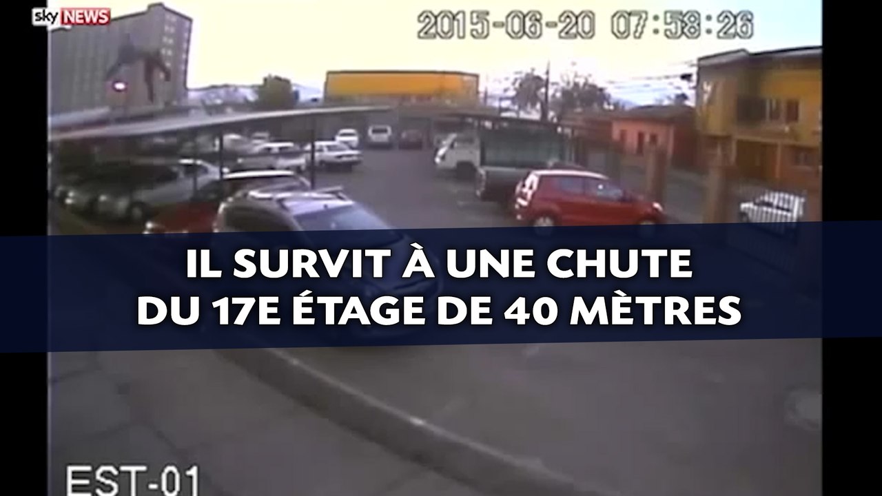 Il survit à une chute du 17e étage de 40 mètres