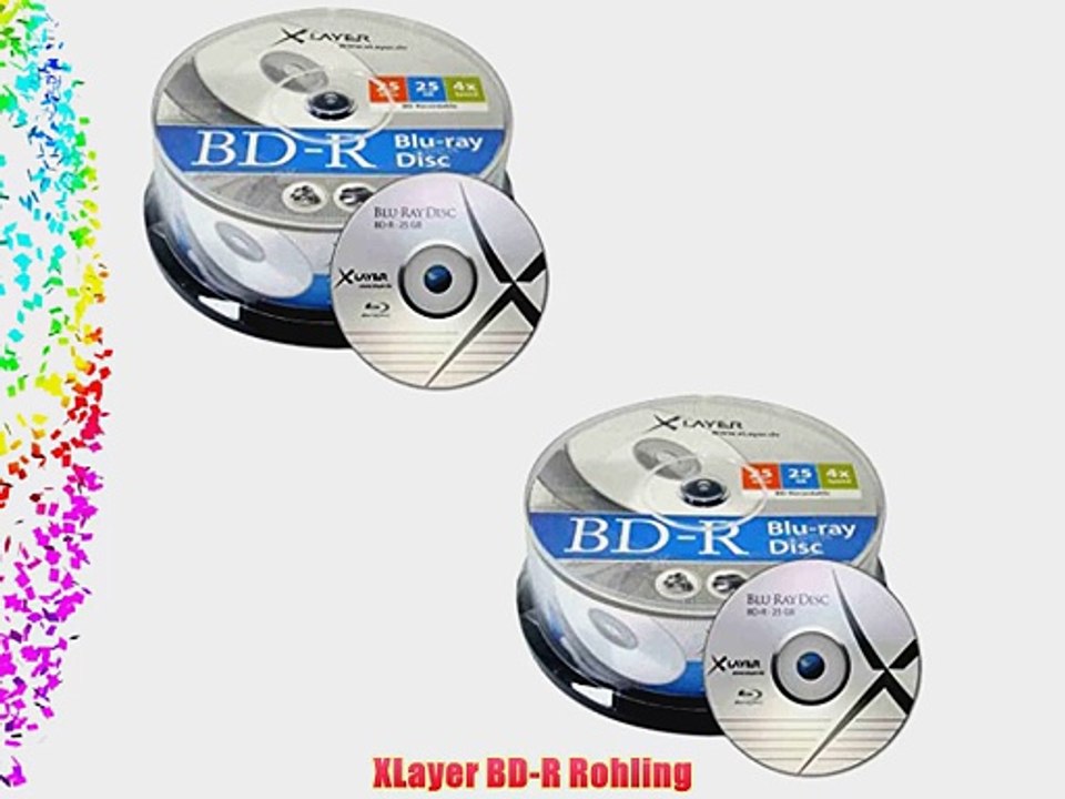 BD-R 25GB XLayer 4x 50er Cakebox