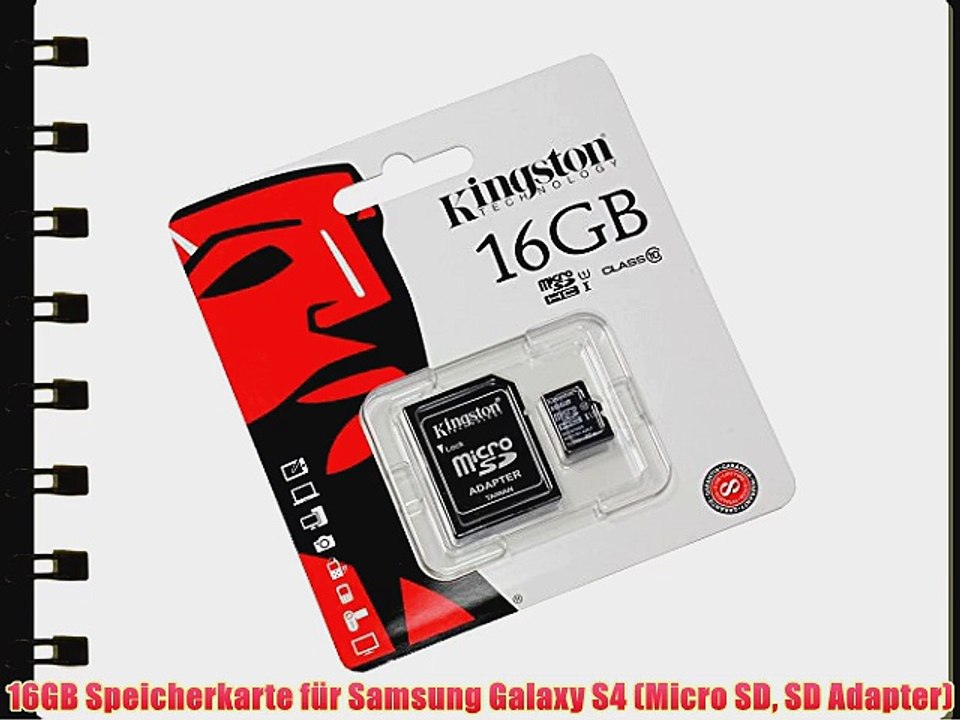16GB Speicherkarte f?r Samsung Galaxy S4 (Micro SD SD Adapter)