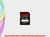 Sony SF32UX2 Class 10 SDHC 32GB Flash Speicherkarte