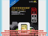 SanDisk SDSDXS-064G-X46 SDXC Extreme Plus 64GB Class 10 Speicherkarte (UHS-I 80MB/s lesen)