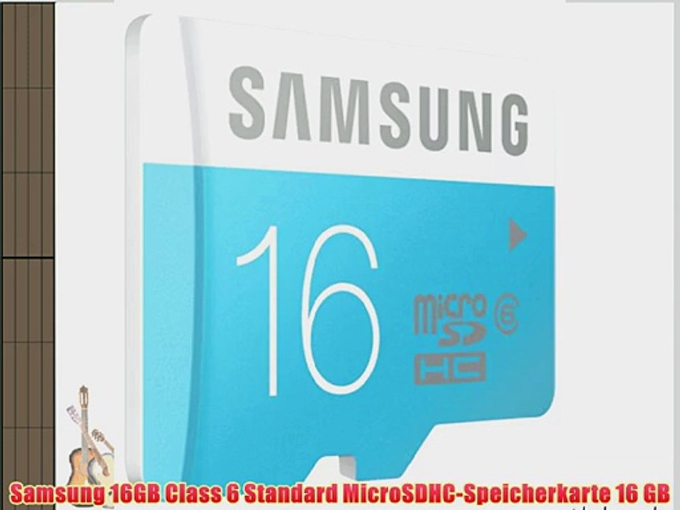 Samsung 16GB Class 6 Standard MicroSDHC-Speicherkarte 16 GB