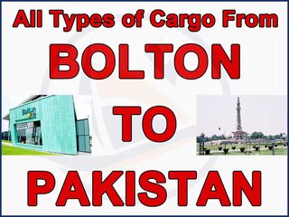 Bolton to Pakistan air & sea cargo, gifts, parcels, courier, low prices