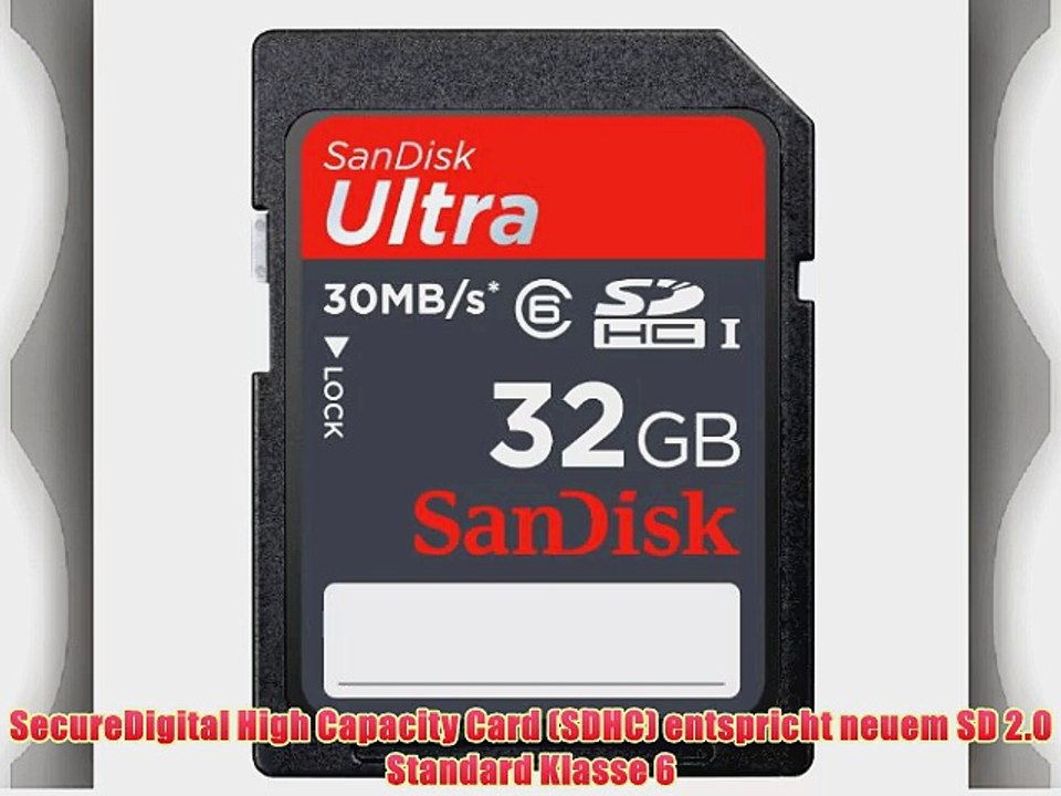 SanDisk Ultra SDHC 32GB Class 6 Speicherkarte