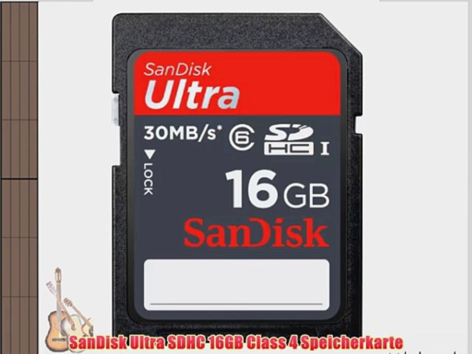 SanDisk Ultra SDHC 16GB Class 4 Speicherkarte