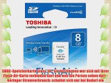 Toshiba SD-F08AIR-BL8 Class 10 SDHC 8GB Speicherkarte