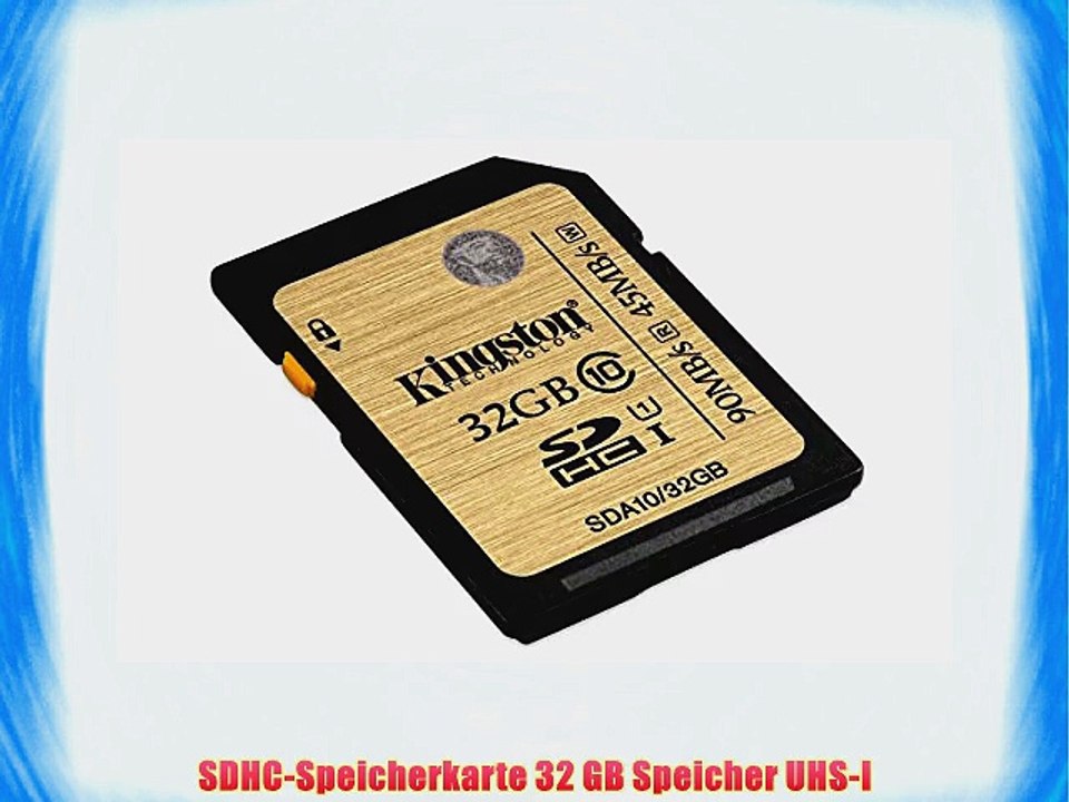 Kingston profesional SD-Karte SDA10/32GB UHS-I SDHC/SDXC Klasse 10 - 32GB