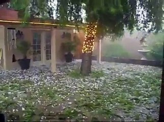 Baseball-sized Hail Storm Smashed the Dallas City