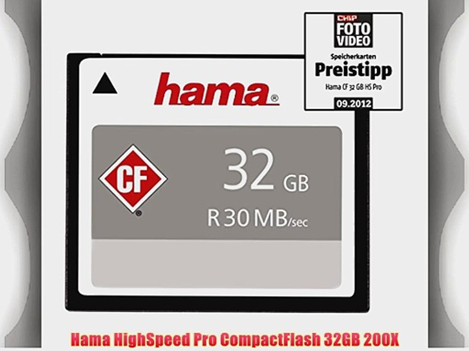 Hama HighSpeed Pro CompactFlash 32GB 200X