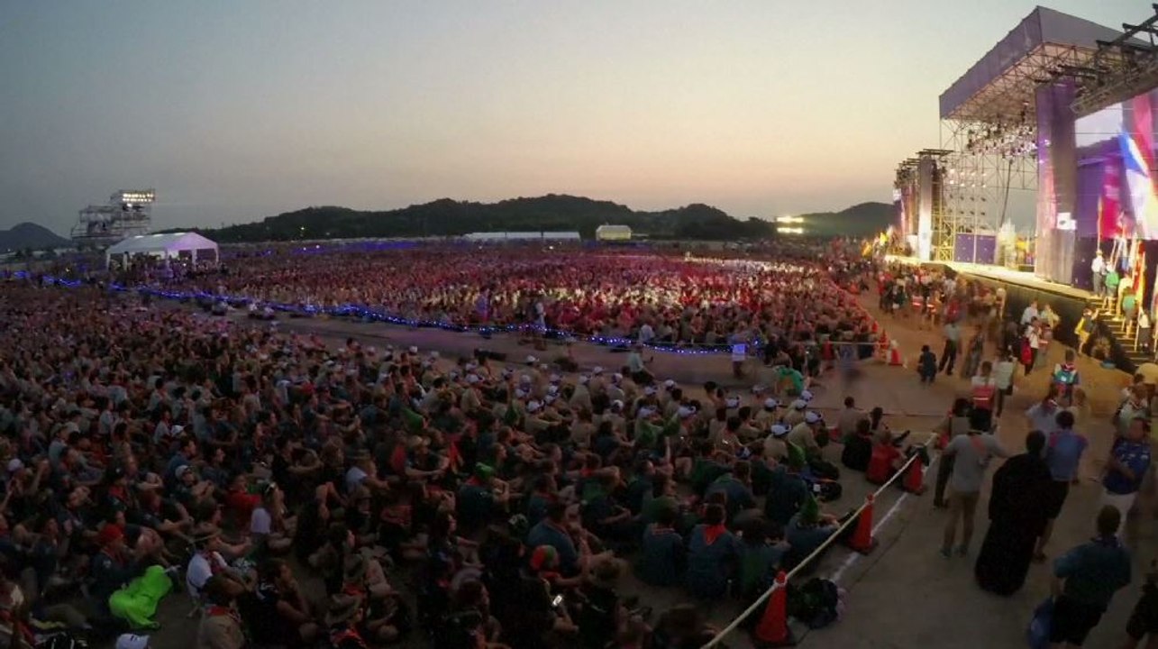 Japon : marée humaine pour le Jamboree mondial du scoutisme