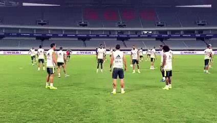 Cristiano Ronaldo Produces Cheeky Skill During Real Madrid Training In Shanghai
