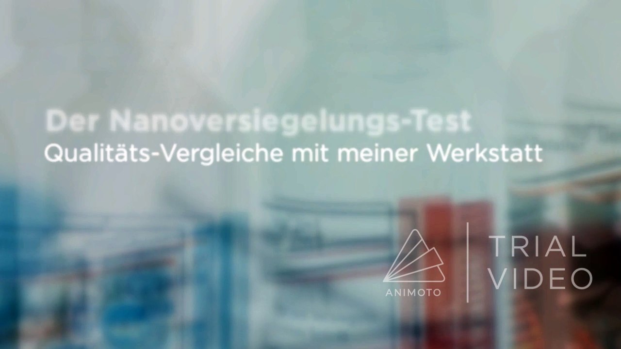 Nanoversiegelung Test mit Testsieger