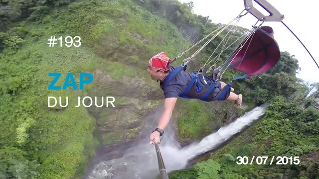 ZAP DU JOUR #193 : Epic zipline / Google translate en action / Les jardins Hokkaido / Un lecteur de vinyles portable /