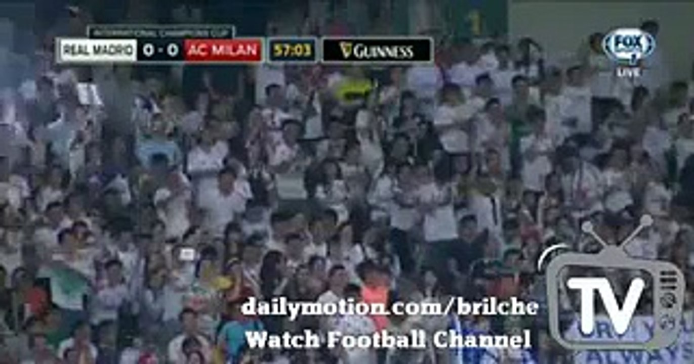 Ronaldo Amazing Header Chance - Real Madrid v. AC Milan - International Champions Cup 30.07.2015