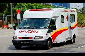 Singapore ambulances misusing their sirens