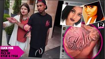 Tyga Allegedly Tattoos Kylie Jenner Name on His Arm and Kylie Blasts Blacc Chyna.