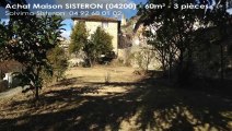 A vendre - maison - SISTERON (04200) - 3 pièces - 60m²