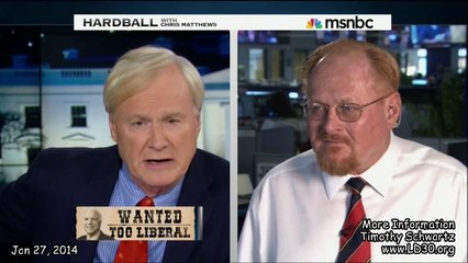 Timothy Schwartz, Chris Matthews Hardball, Censure of John McCain, Jan 27, 2014