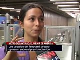 Metro de Santiago es escogido como el mejor de América