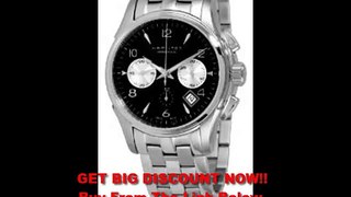SPECIAL DISCOUNT Hamilton Men's H32656133 Jazzmaster Black Chronograph Dial Watch