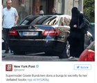 Gisele Bündchen en burka à Paris ?