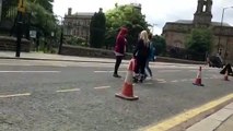 Junkies arguing in Dundee