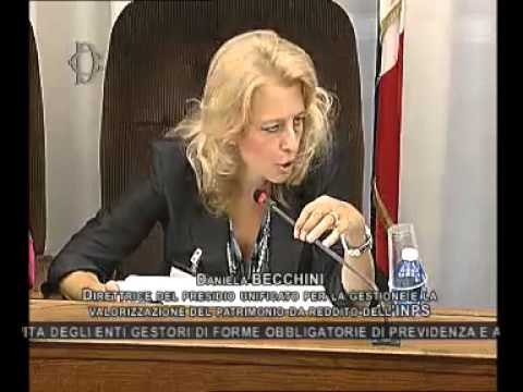 Roma - Risparmio previdenziale, audizione Direttrice Inps, Becchini (30.07.15)