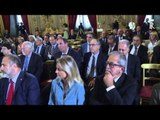 Roma - Intervento del Presidente Mattarella alla cerimonia di consegna del ''Ventaglio'' (30.07.15)