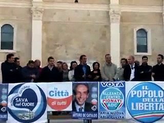 Viv@voce. 26.04.2012. Comizio pubblico di Arturo DE CATALDO, candidato sindaco / 1
