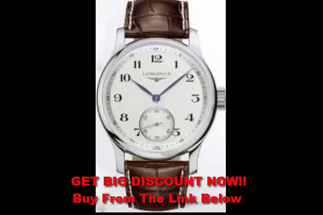 BEST BUY Longines Mens Stainless Steel Watch with Brown Leather Strap L26404785