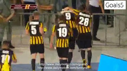 Mikhail Bakaev Goal Kairat Almaty 1 - 0 Aberdeen FC Europa League 30-7-2015